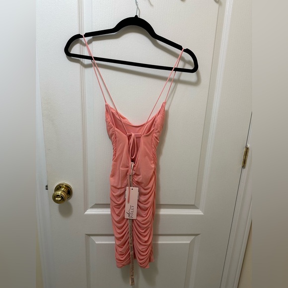 OHPOLLY peachy pink mini dress size us 4 - Picture 2 of 3